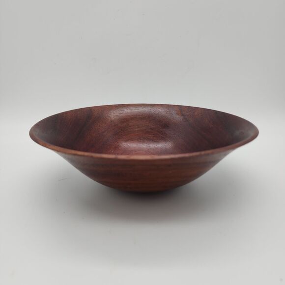 David Fry Wood Turned Bowl Decorative Hand Made Rustic Artist Signed 1985 #224 - Picture 1 of 11